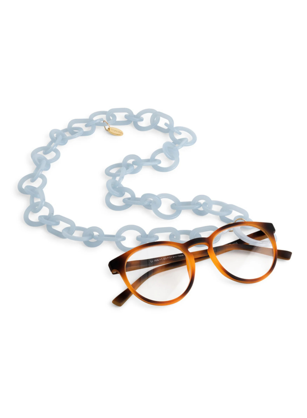 Looplabb Round Glasses Chain in Blue Sky