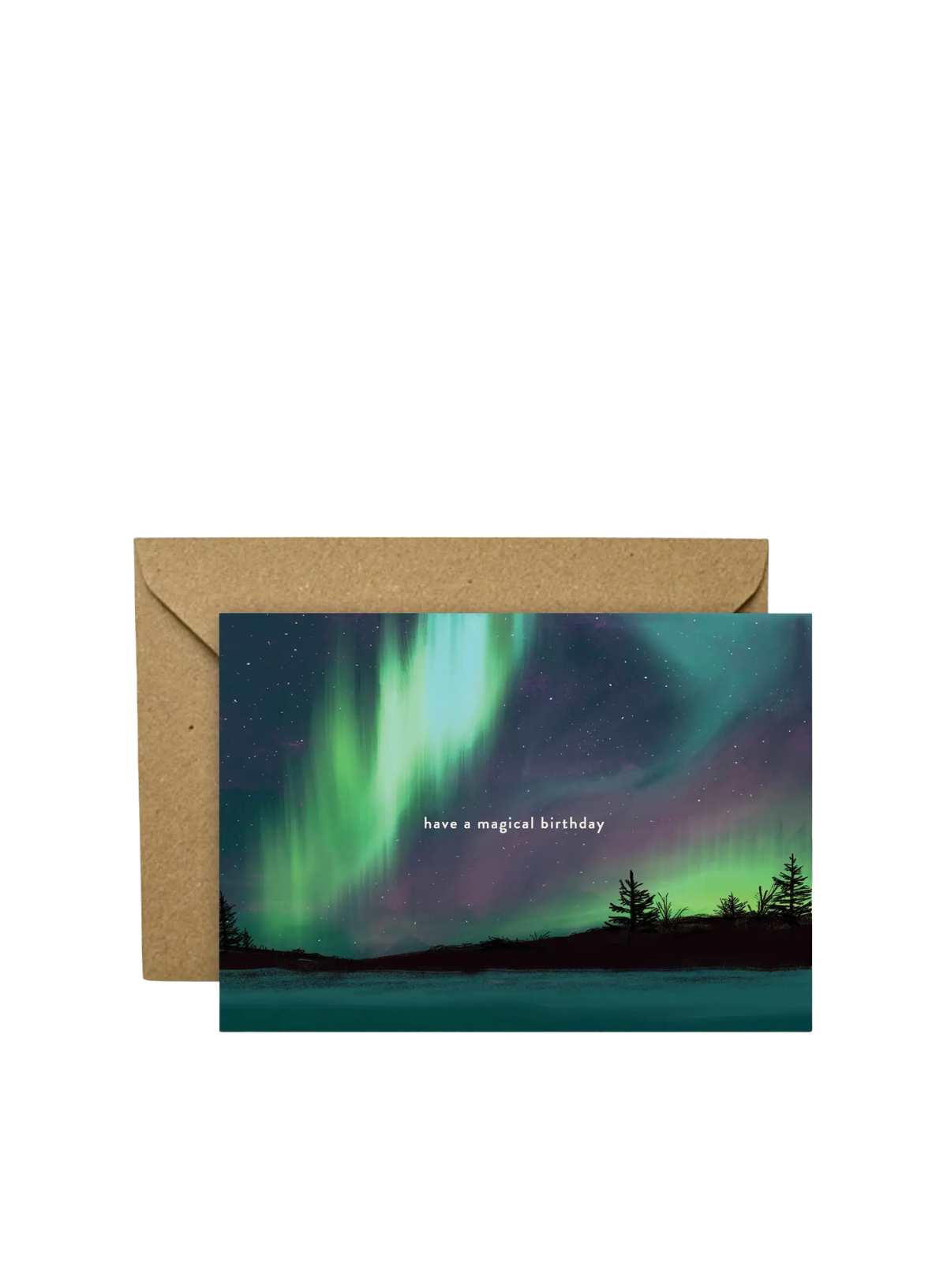 Charis Raine Illustration Birthday Aurora Card