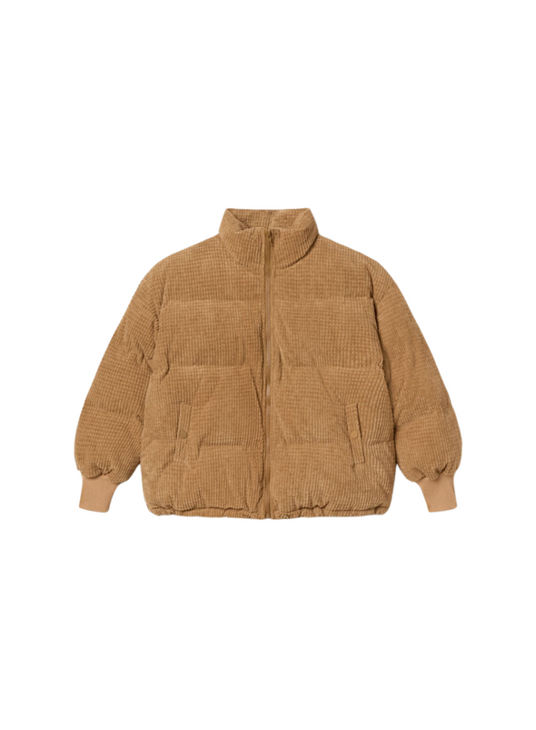 Textured Puffer Jacket in Fawn from Skatïe