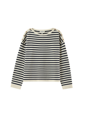 Pachamama Jumper in Ecru Stripe from Grace & Mila