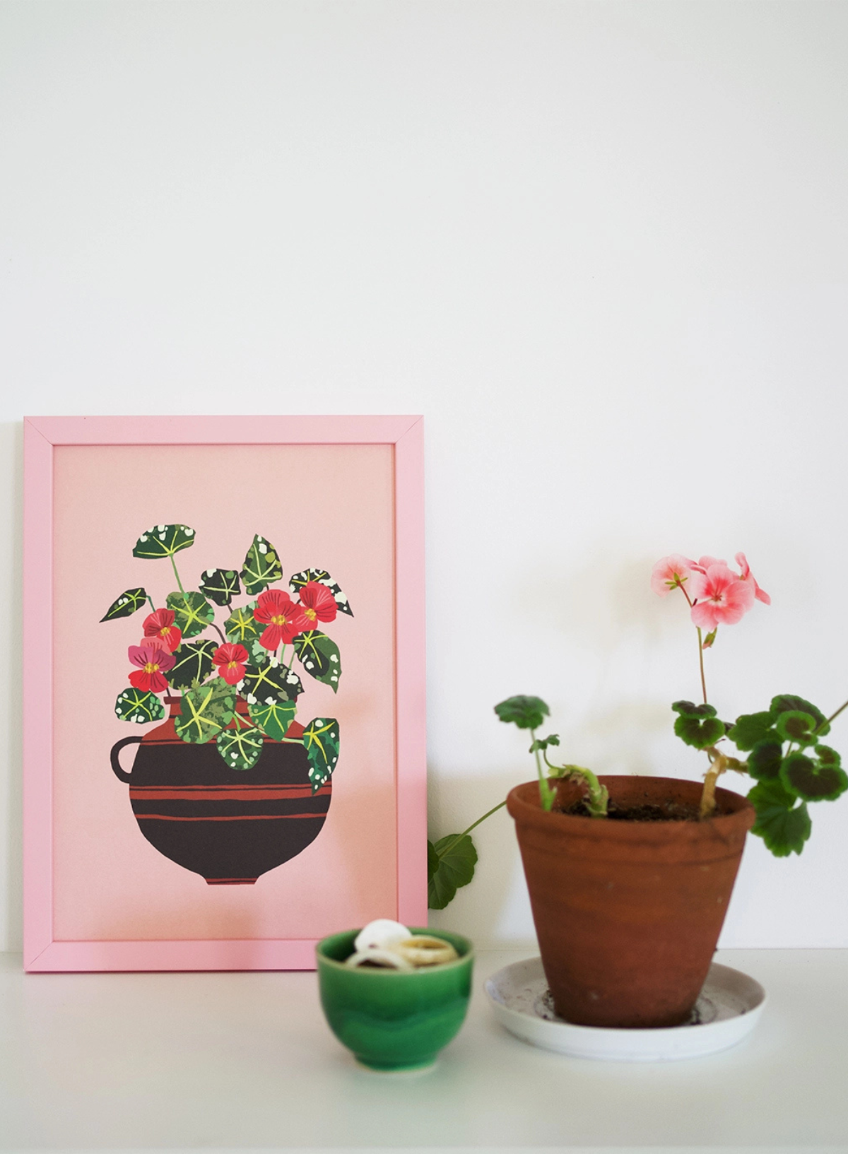 Brie Harrison Begonia Print A4