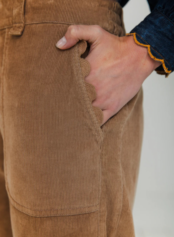 Edina RicRac Trousers in Silt from Bonté