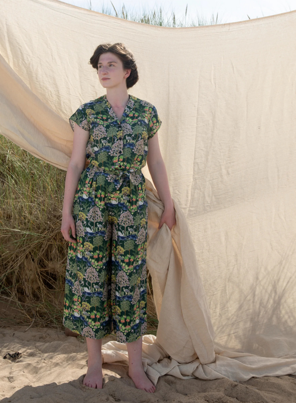 Peggy Top in Green Botanical Gardens from Palava