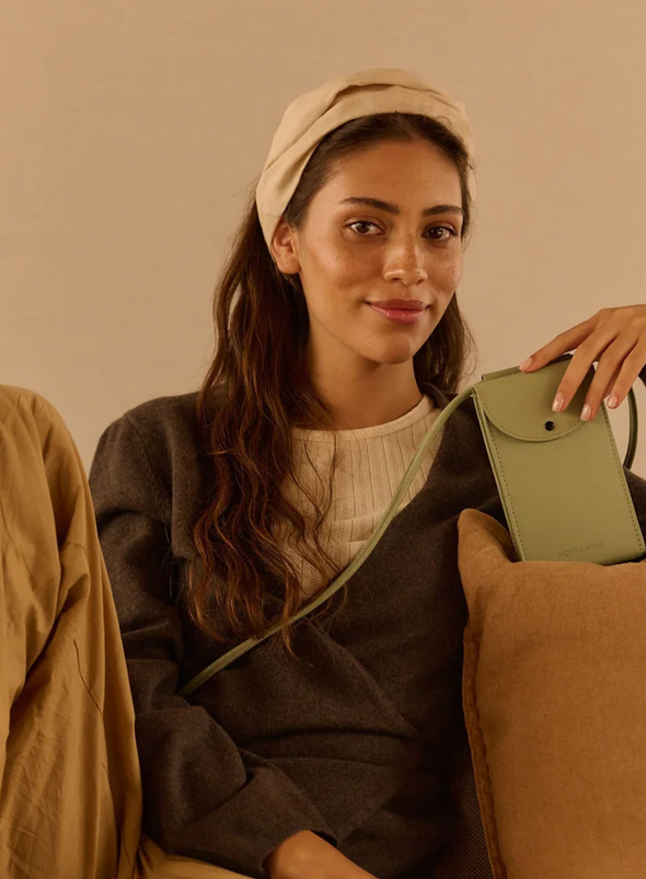 Phone Pouch in Peridot from Monk + Anna