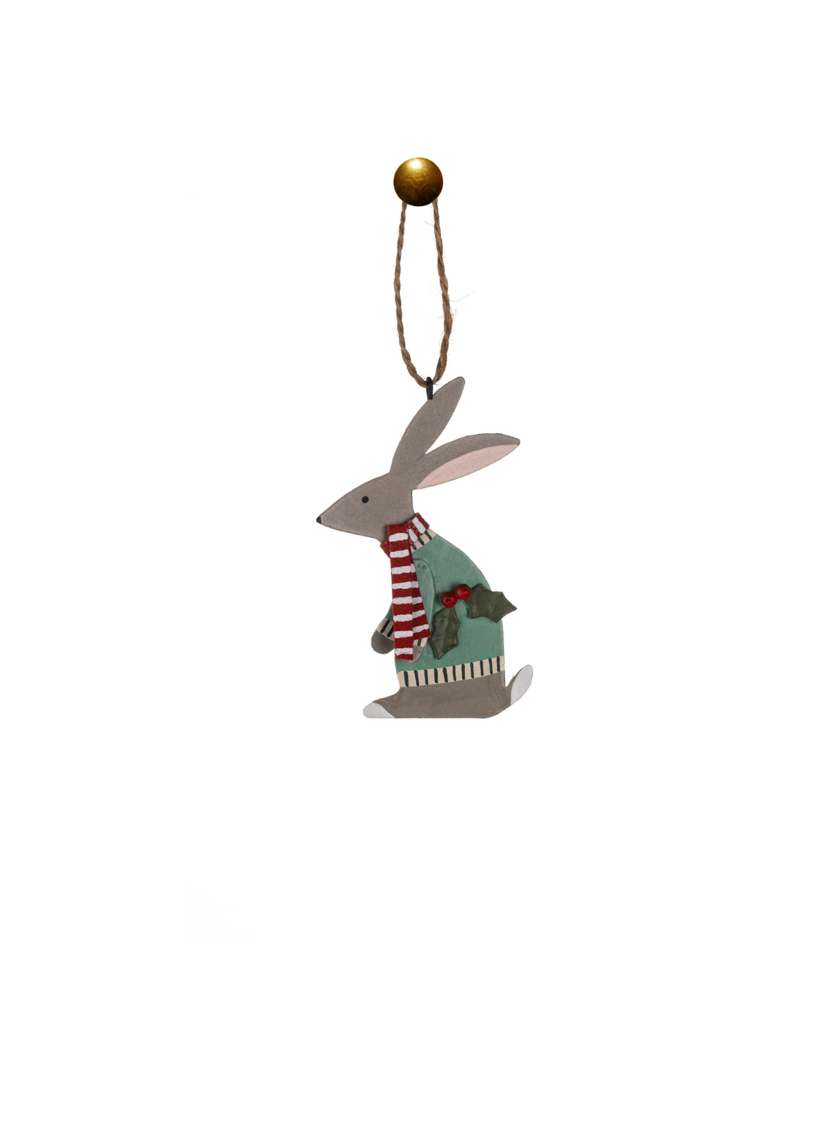 Green Jumper Hare Hanger from Shoeless Joe