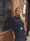 Emma Denim Skirt in Medium Grey Denim from Kaffe