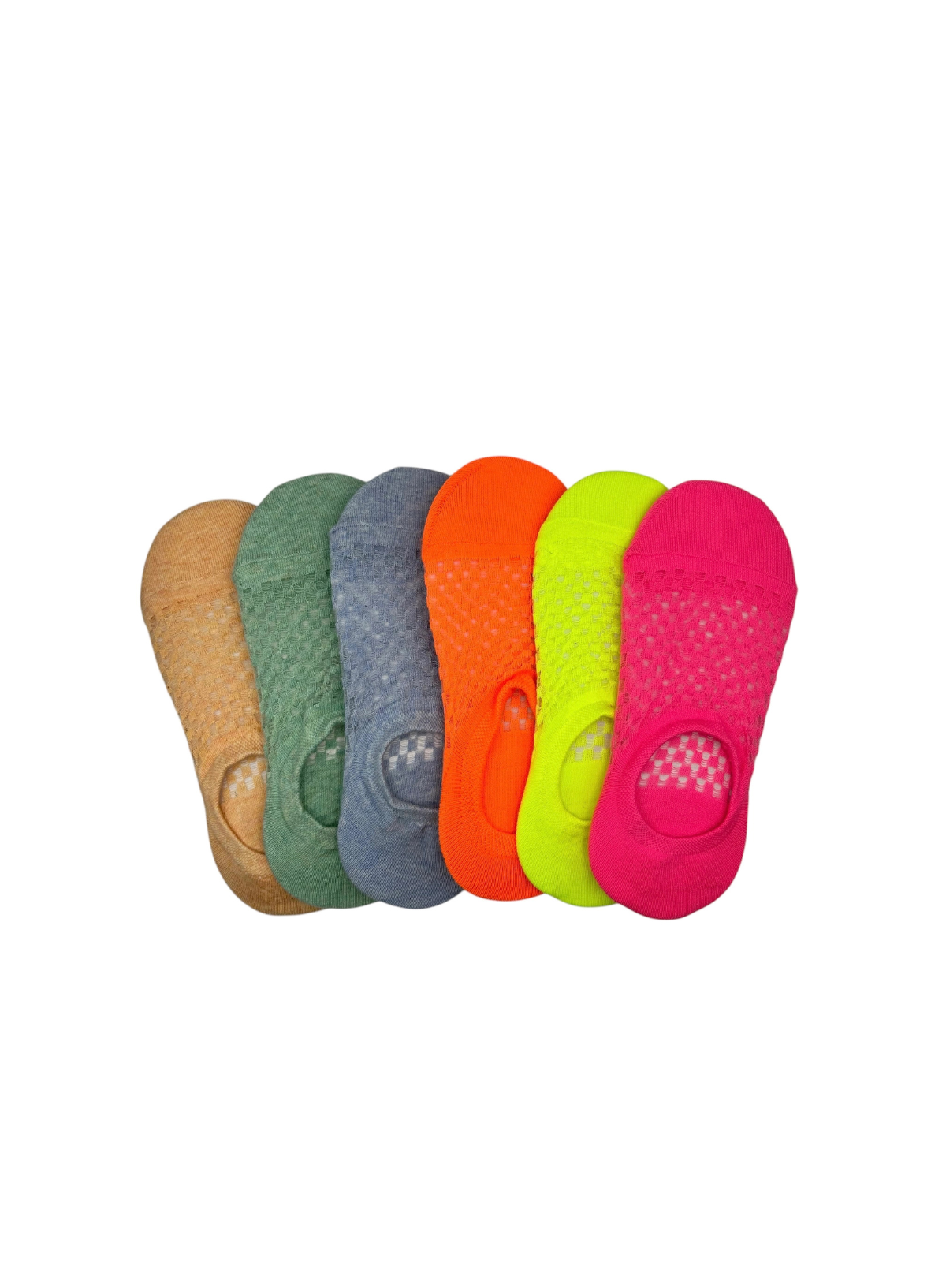 Madrid Trainer Socks in Neon Orange from Sixton