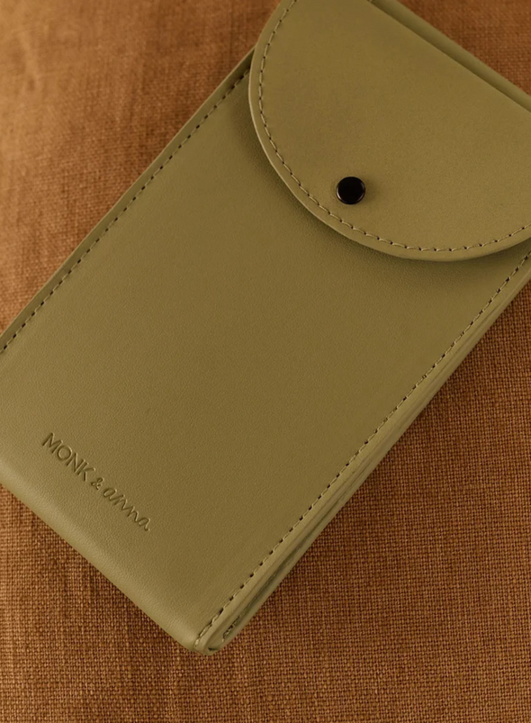 Phone Pouch in Peridot from Monk + Anna