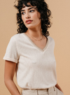 Manuel T-Shirt in Beige from Grace and Mila