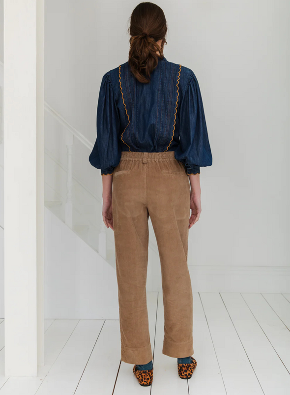 Edina RicRac Trousers in Silt from Bonté