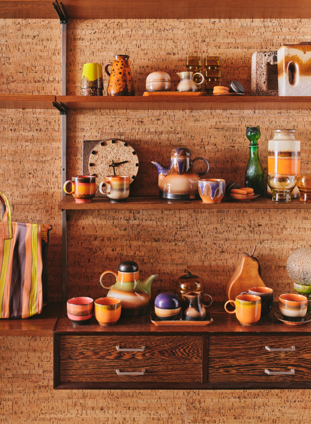 70's Ceramics Coffee Pot Afternoon from HK Living