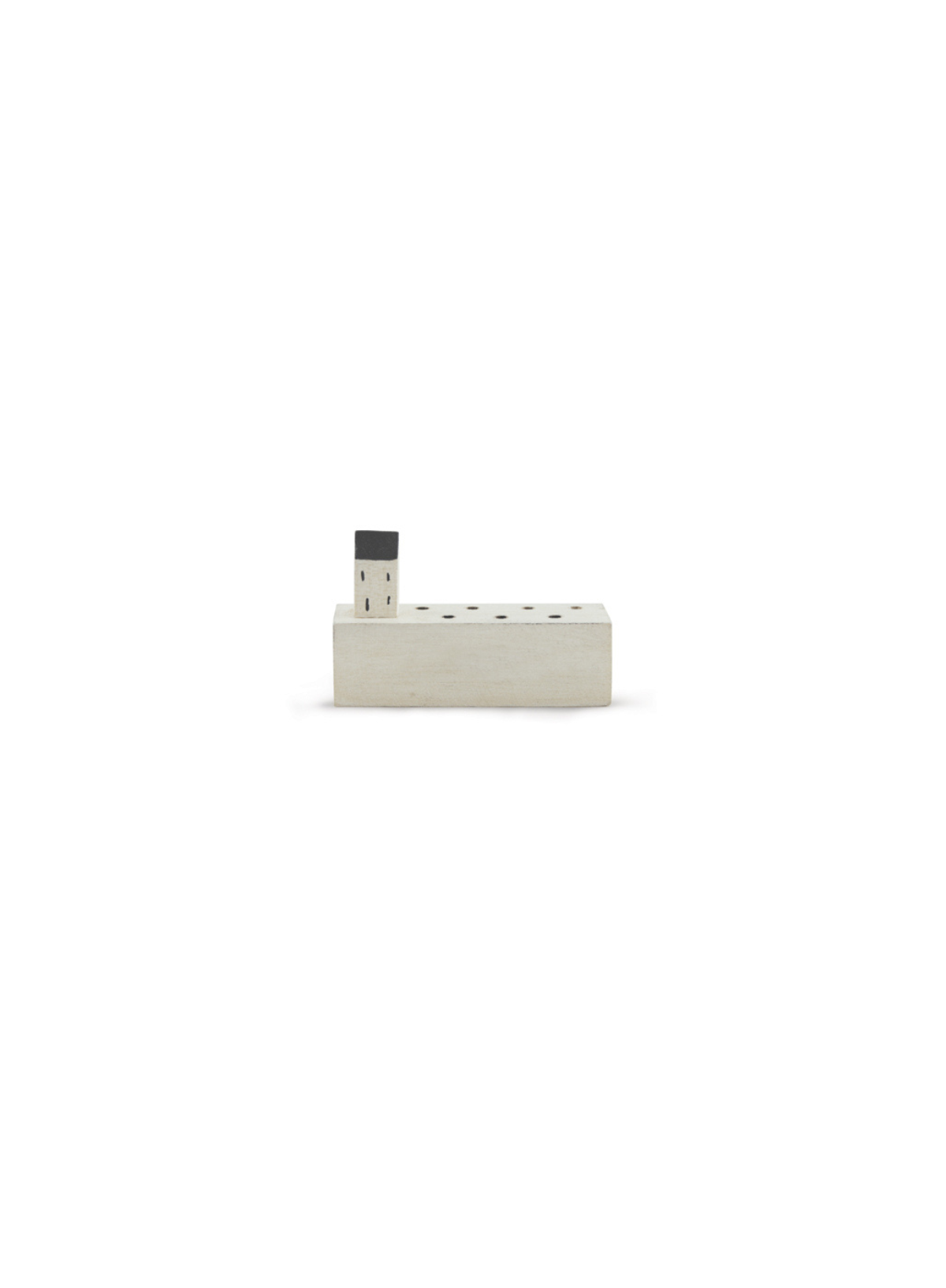 East of India Plain Small flower bar with house