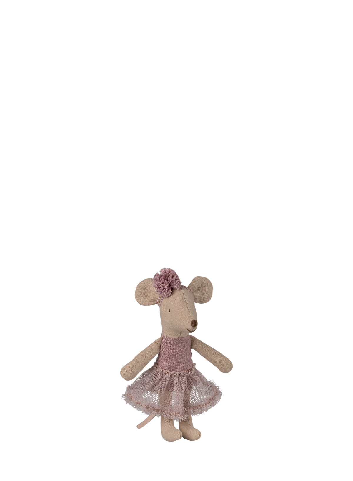 Maileg Ballerina Mouse Little Sister in Heather