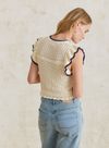 Sailor Knit Top in Ecru from Yerse