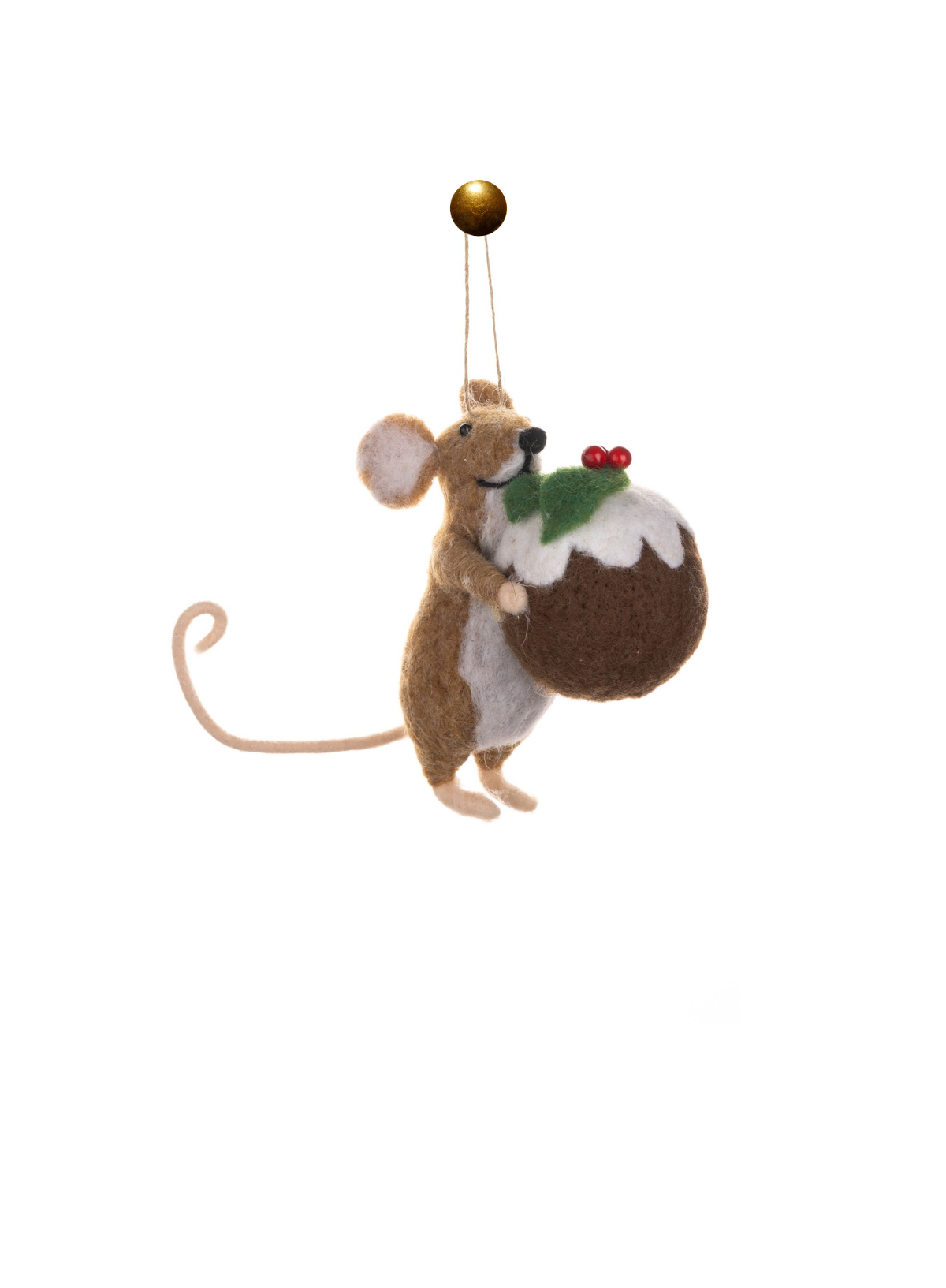 Christmas Pudding Mouse from Shoeless Joe