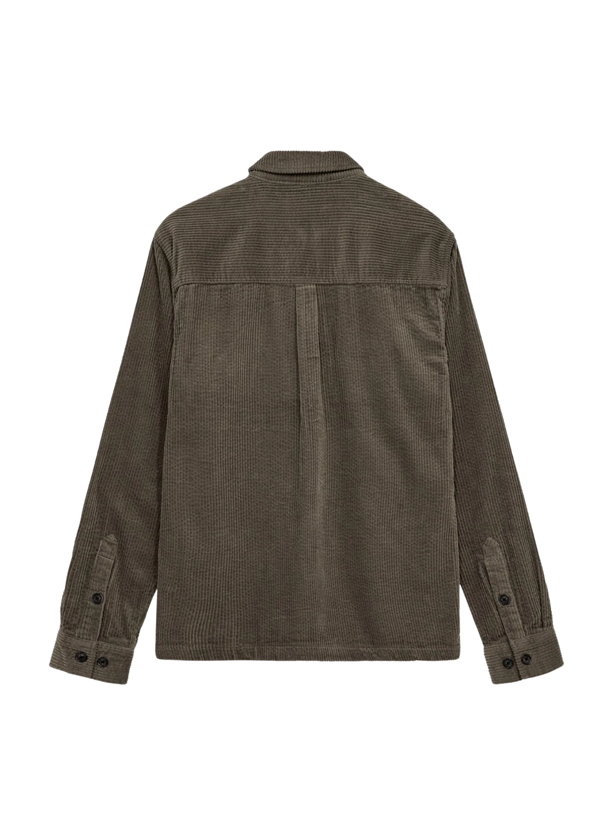Theo Cord L/S Overshirt in Deep Litchen Green from Anerkjendt