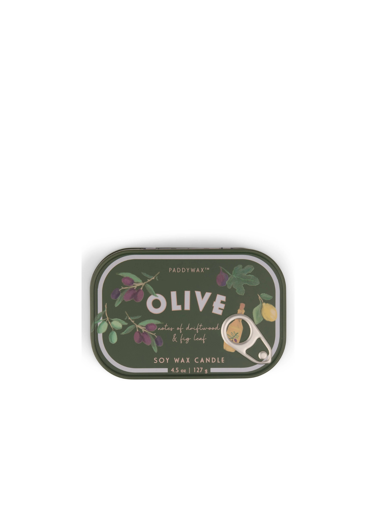 Bistro 4.5oz Printed Tin Candle - Fig & Olive from Paddywax
