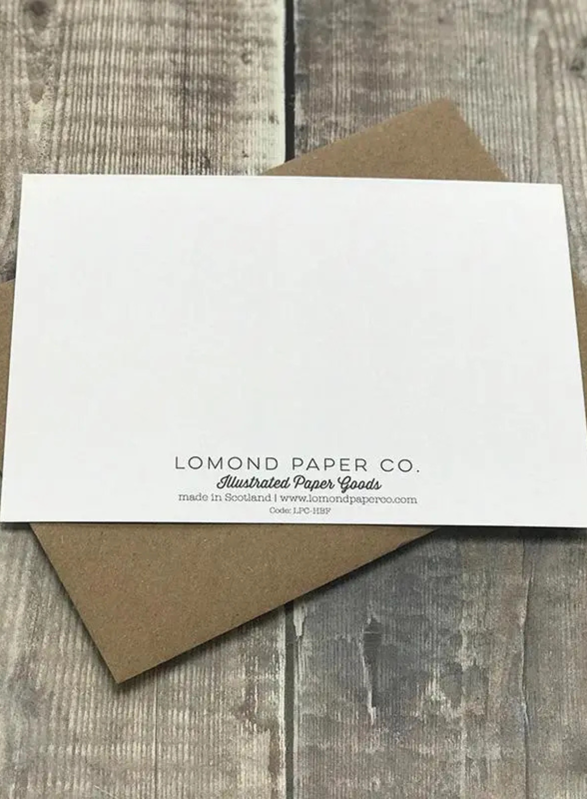 Congratulations Card from Lomond Paper Co