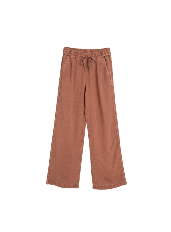 Wide Leg Trousers in Toffee from Indi & Cold
