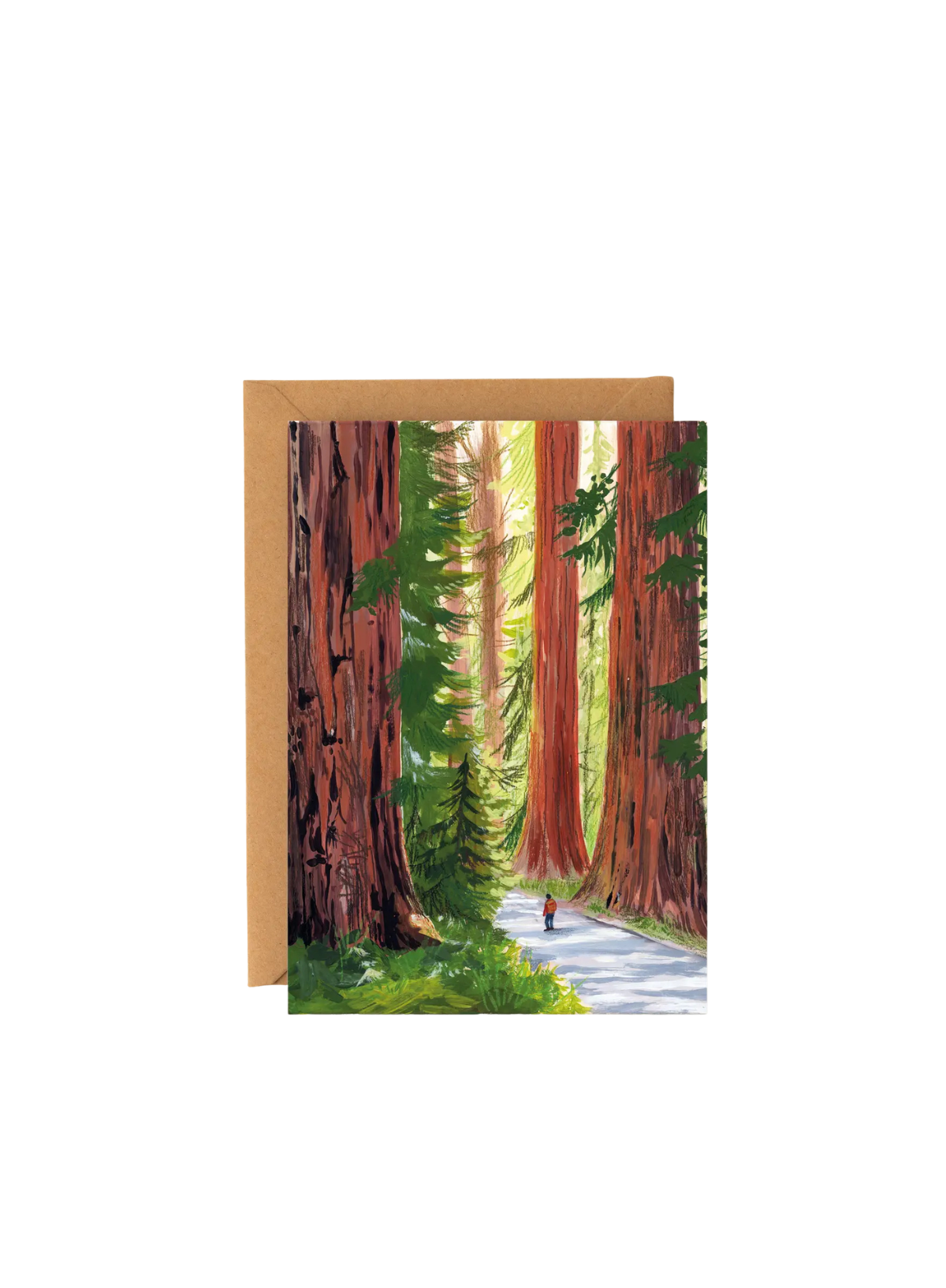 Charis Raine Illustration Giant Redwoods Greetings Card