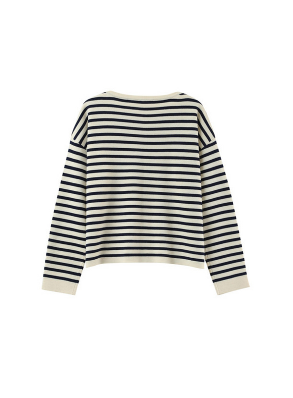 Pachamama Jumper in Ecru Stripe from Grace & Mila