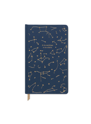 Navy Constellations Bookcloth Cover Bound Book from Designworks Ink