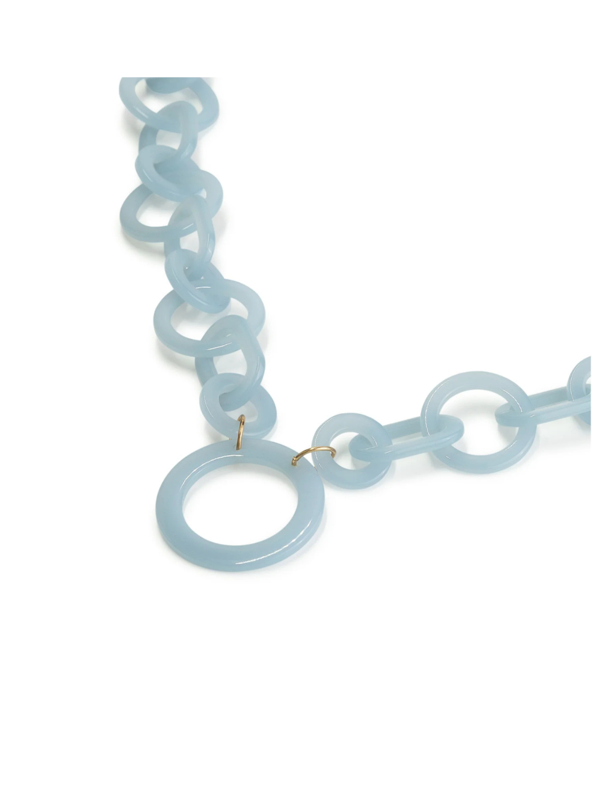 Looplabb Round Glasses Chain in Blue Sky