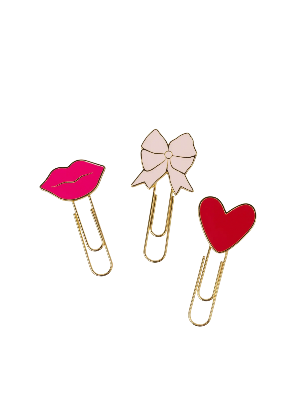 Design works Set of 3 Paperclips - Love