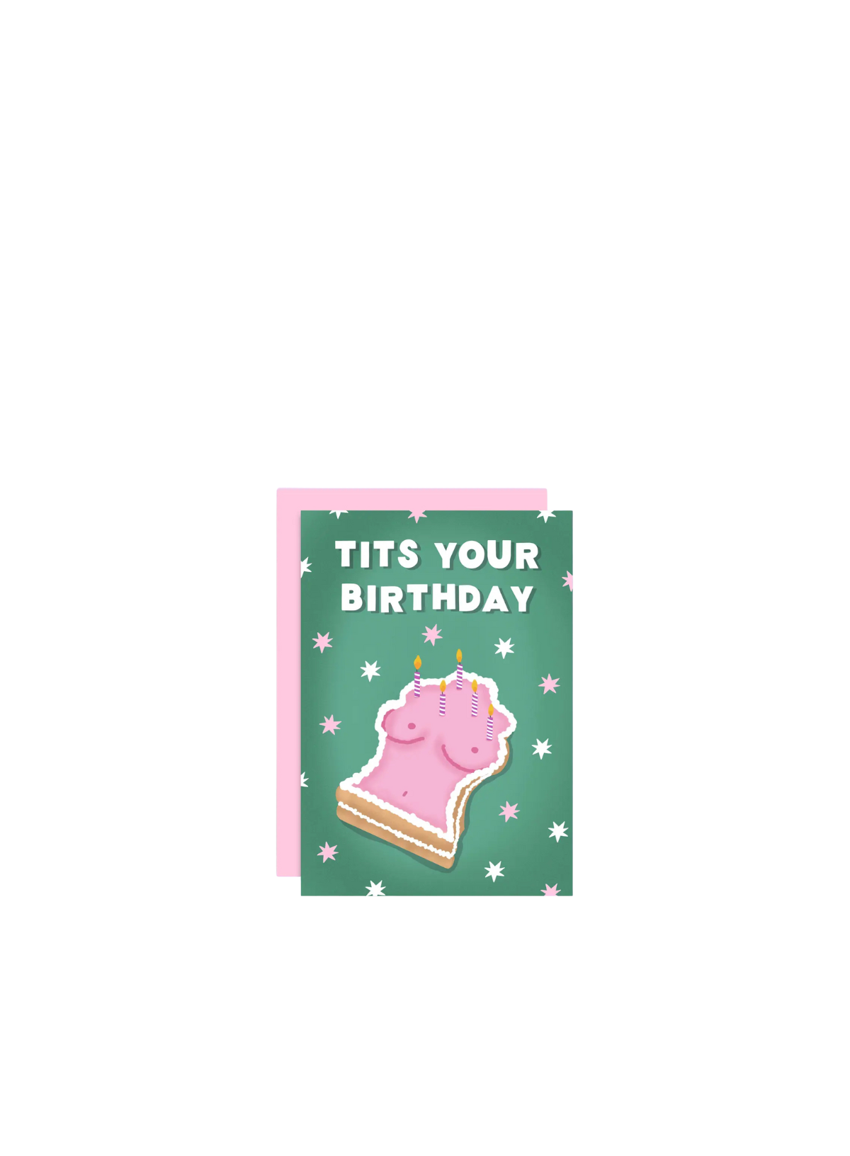 Tits Your Birthday Card from Tikkled Pink
