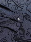 Day Shirt Contours Print in Navy Iris from Far Afield