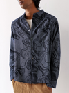 Day Shirt Contours Print in Navy Iris from Far Afield