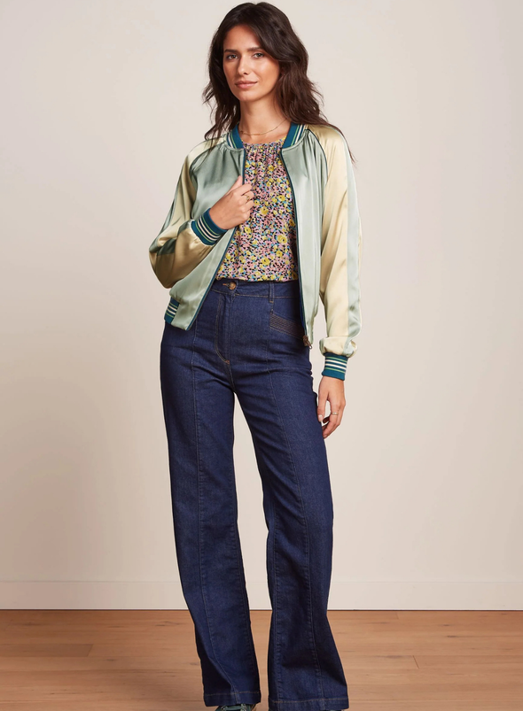 Bomber Jacket Madison in Lunar Grey from King Louie