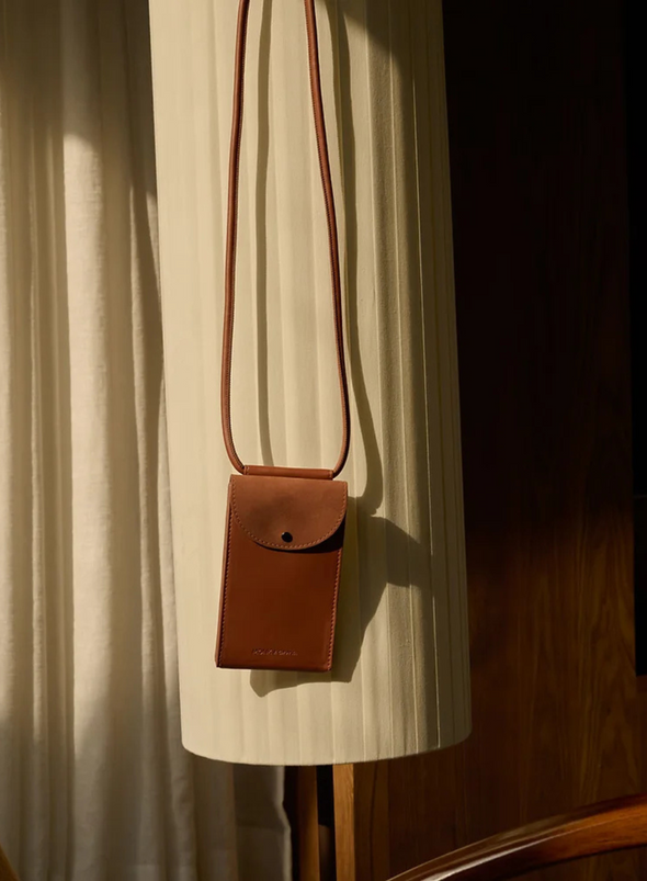 Phone Pouch in Carnelian from Monk + Anna