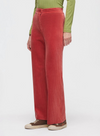 Elastic Corduroy Pants with Zipper Maxi in Pink from Nice Things