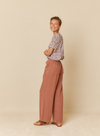 Wide Leg Trousers in Toffee from Indi & Cold