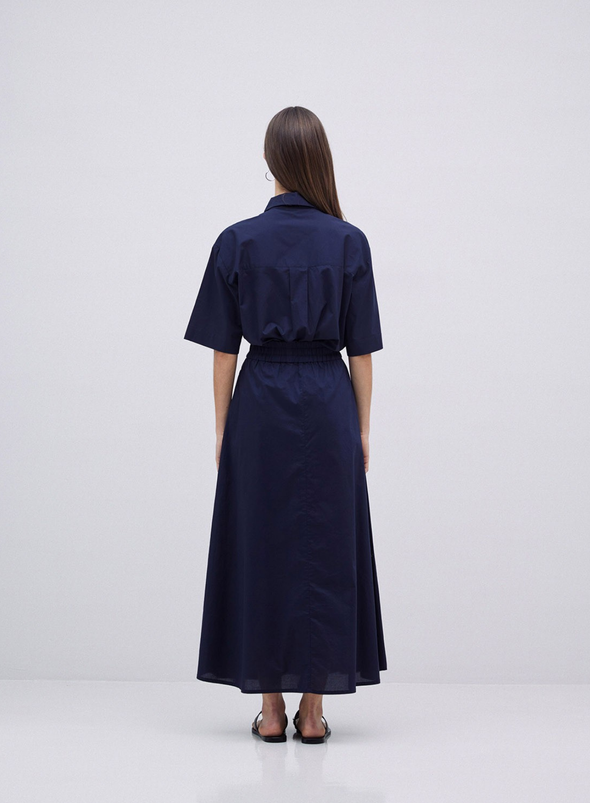 Conan Long Skirt in Navy from Yerse