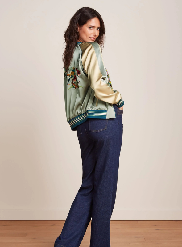 Bomber Jacket Madison in Lunar Grey from King Louie