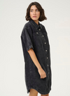 Emma Denim Shirt Dress in Medium Grey Denim from Kaffe