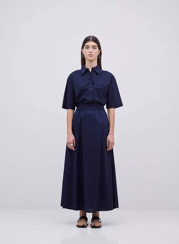 Conan Long Skirt in Navy from Yerse