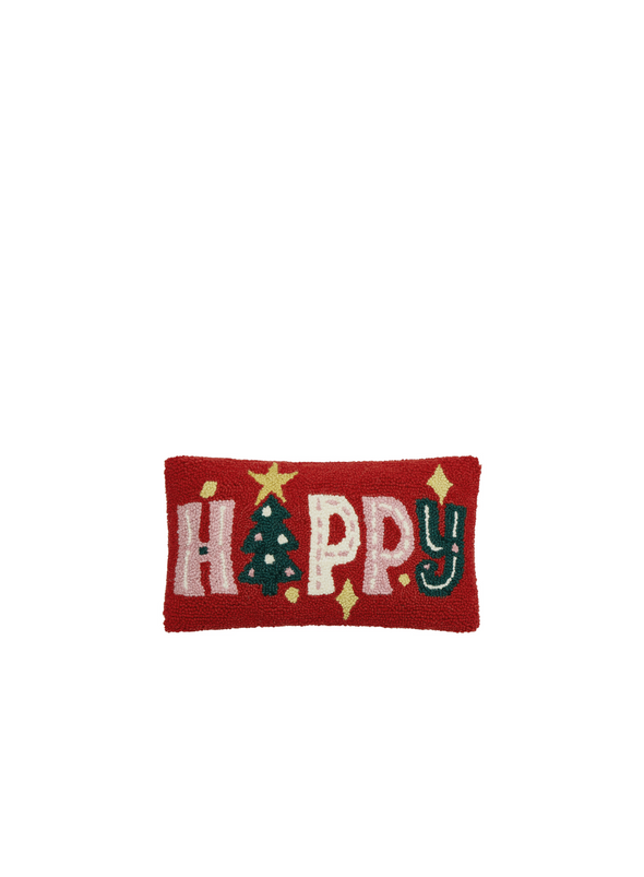 Holiday Happy Hook Cushion from Peking Handicraft