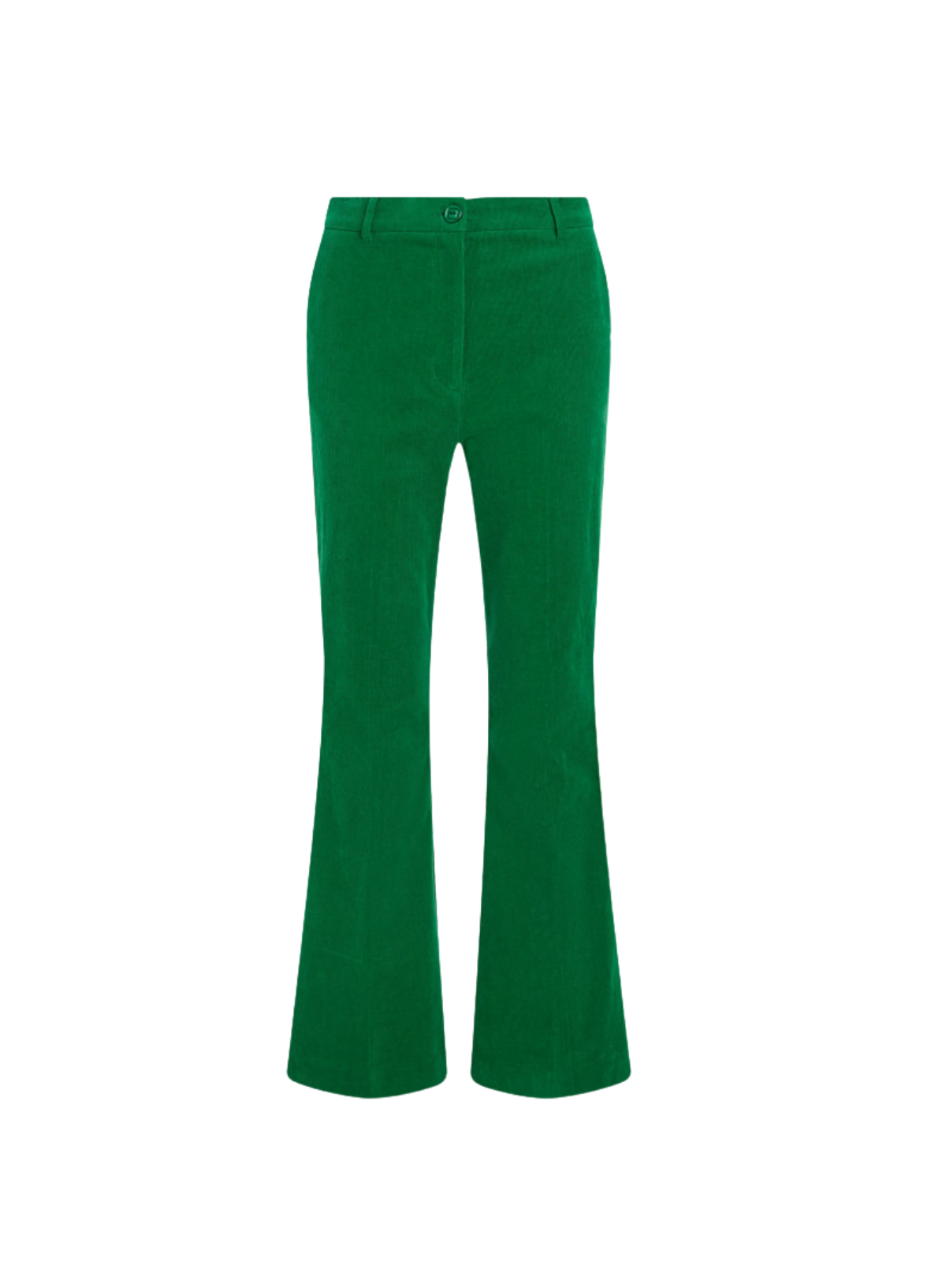 Marcie Flared Pants Babyrib in Meadow Green from King Louie