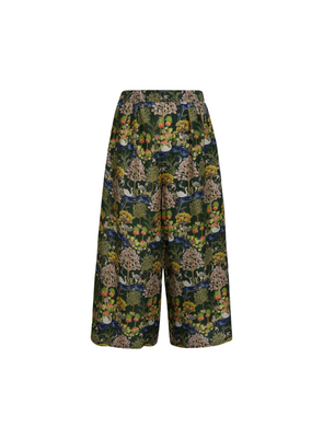Edith Trousers in Green Botanical Gardens from Palava