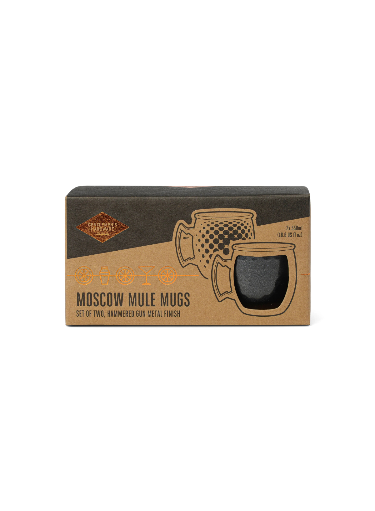 Moscow Mule Mugs Set of Two from Gentlemen's Hardware