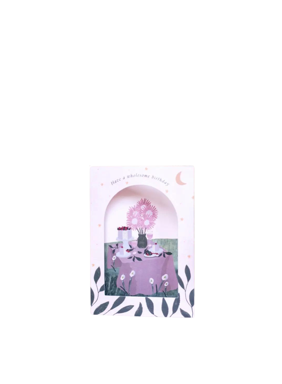 Wholesome Birthday'  Birthday Card from The Hidden Pearl Studio