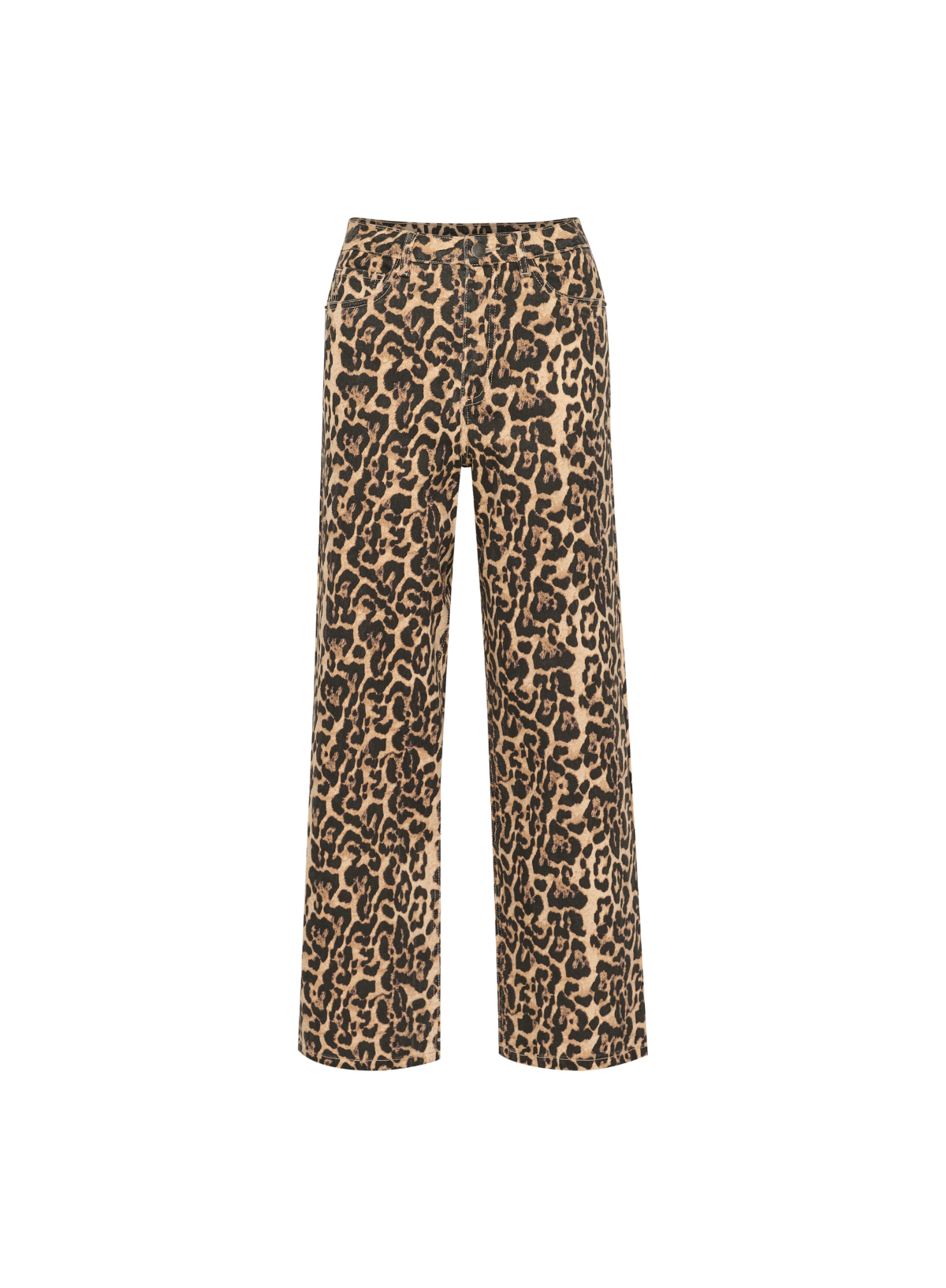 Leonora Jeans in Naturel Leopard from Kaffe