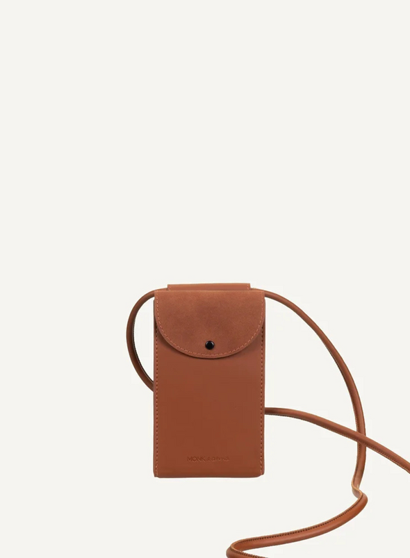 Phone Pouch in Carnelian from Monk + Anna