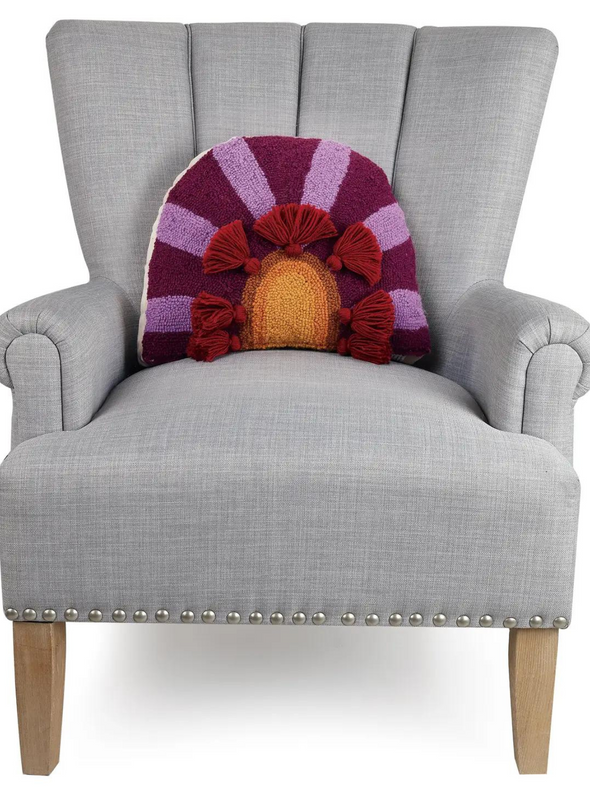 In Bloom with Tassels Hook Cushion by Justina Blakeney from Peking Handicraft