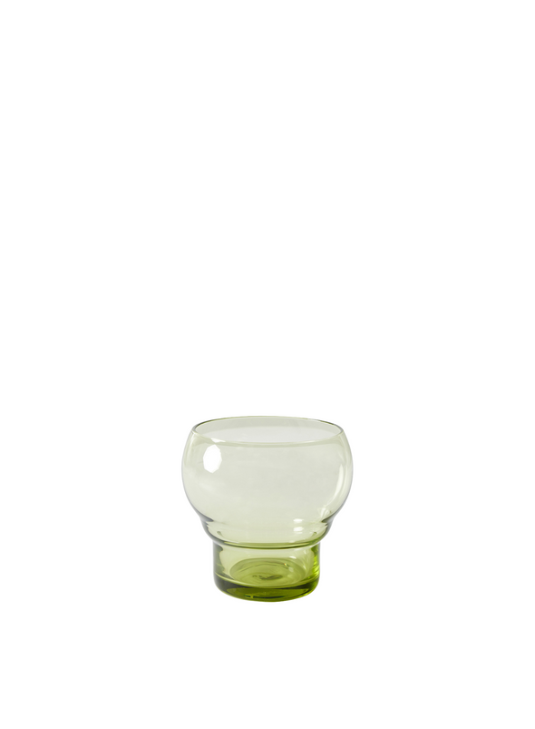 70's Glassware Bulb Glass in Mint Green from HK Living