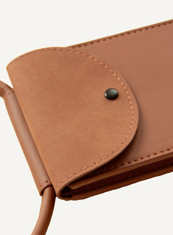 Phone Pouch in Carnelian from Monk + Anna