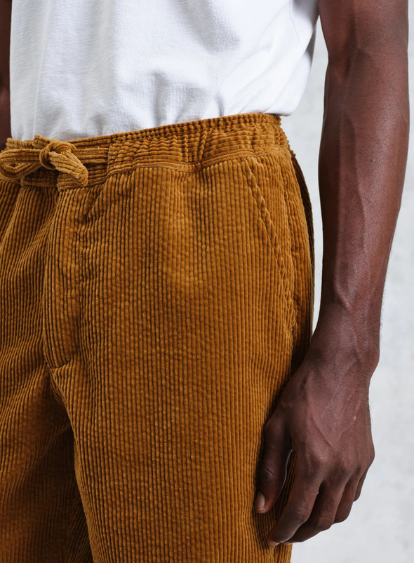 Kyle Trouser Jumbo Cord in Ochre from Wax London